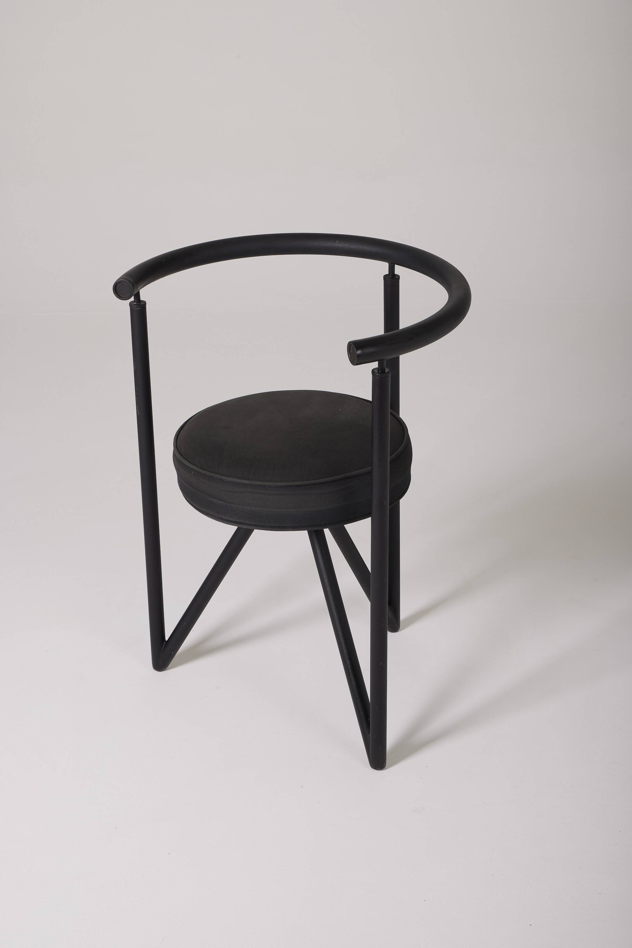 Miss dorn Philippe Starck black chair, 1980s