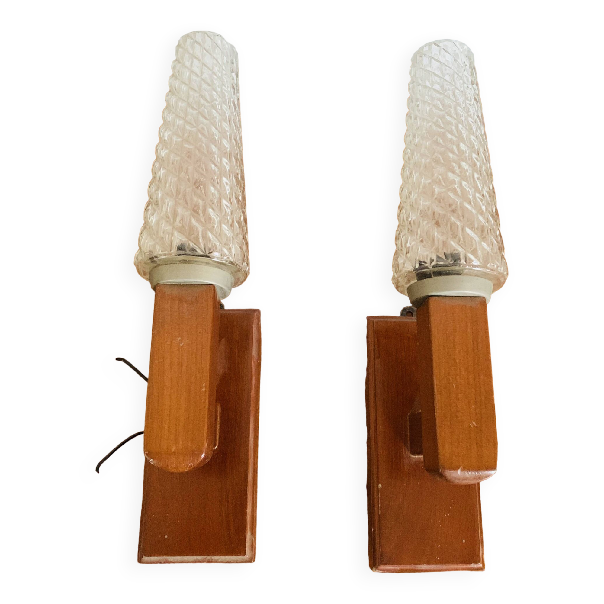 Pair of vintage wall lights