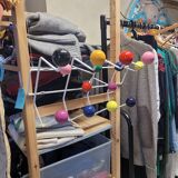 Multicoloured wall coat rack Hang it all Eames
