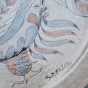 Michel Bailly ceramic dish 1980