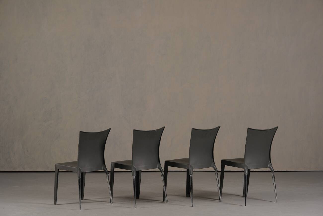 Chaises Arrmet Jo par Robbi Cantarutti et Claudio Biferali, ensemble de 4, Italie années 2000.