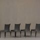 Chaises Arrmet Jo par Robbi Cantarutti et Claudio Biferali, ensemble de 4, Italie années 2000.