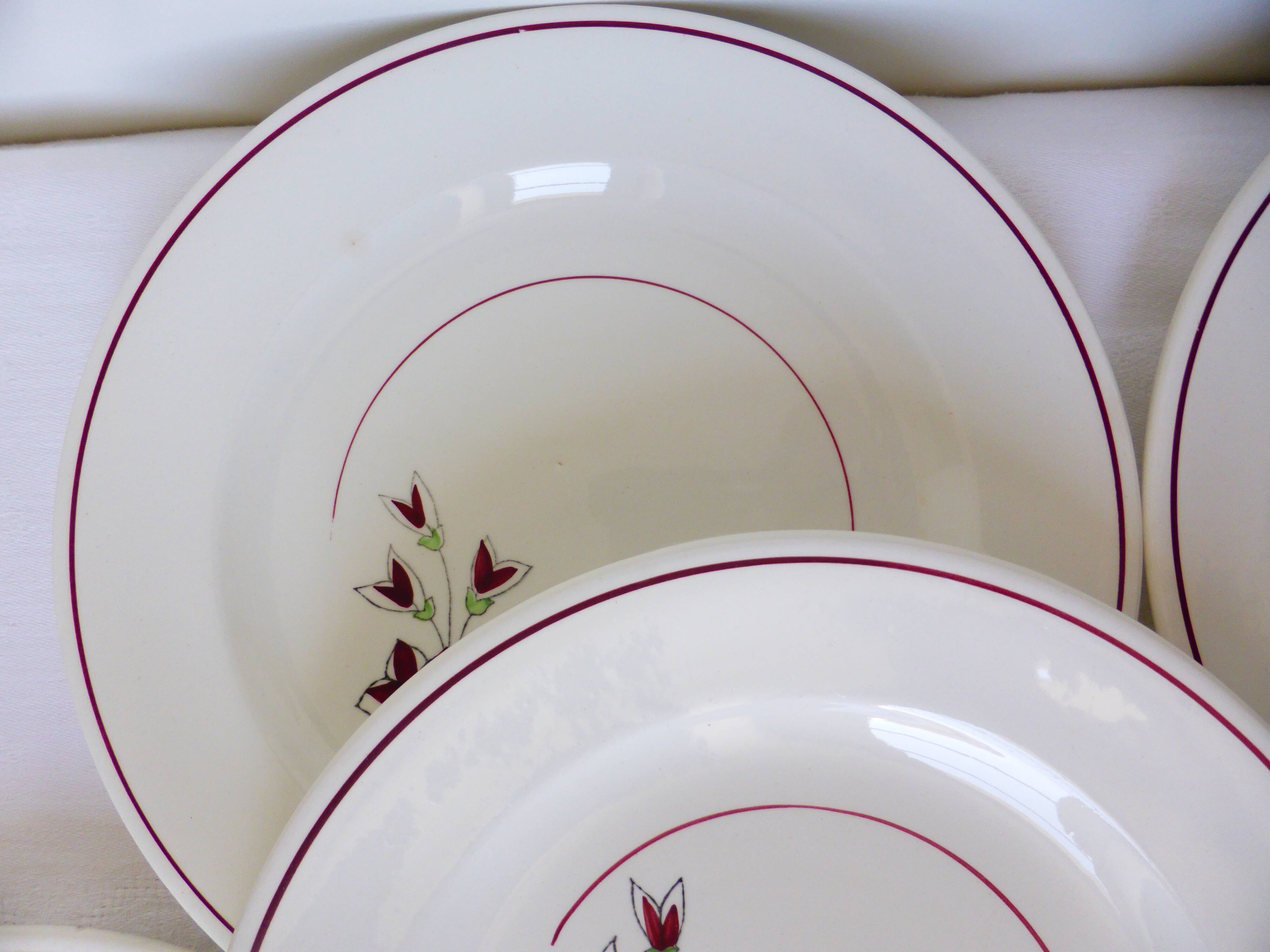 5 flat plates from Salins 210646