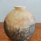 Vase verre soufflé, verrerie de Vianne