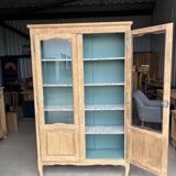 Jolie vitrine chêne revalorisée