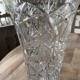 Old crystal vase