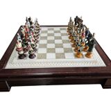 Franklin Mint Raj Collectible Chess Sets, 1970s.