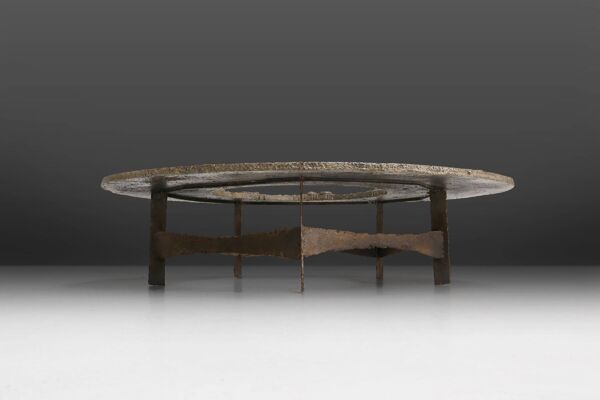 Table basse signée Pia Manu, Belgique, années 1960