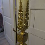 parrot coat rack in marble and brass