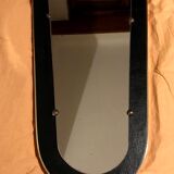 Vintage 60s free-form mirror 34x62cm