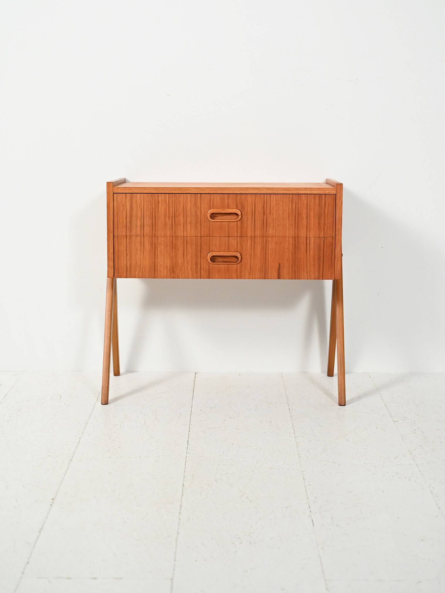 Scandinavian teak bedside table from the 1960s