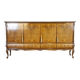 Cabinet de salon en noyer marqueté, années 1950