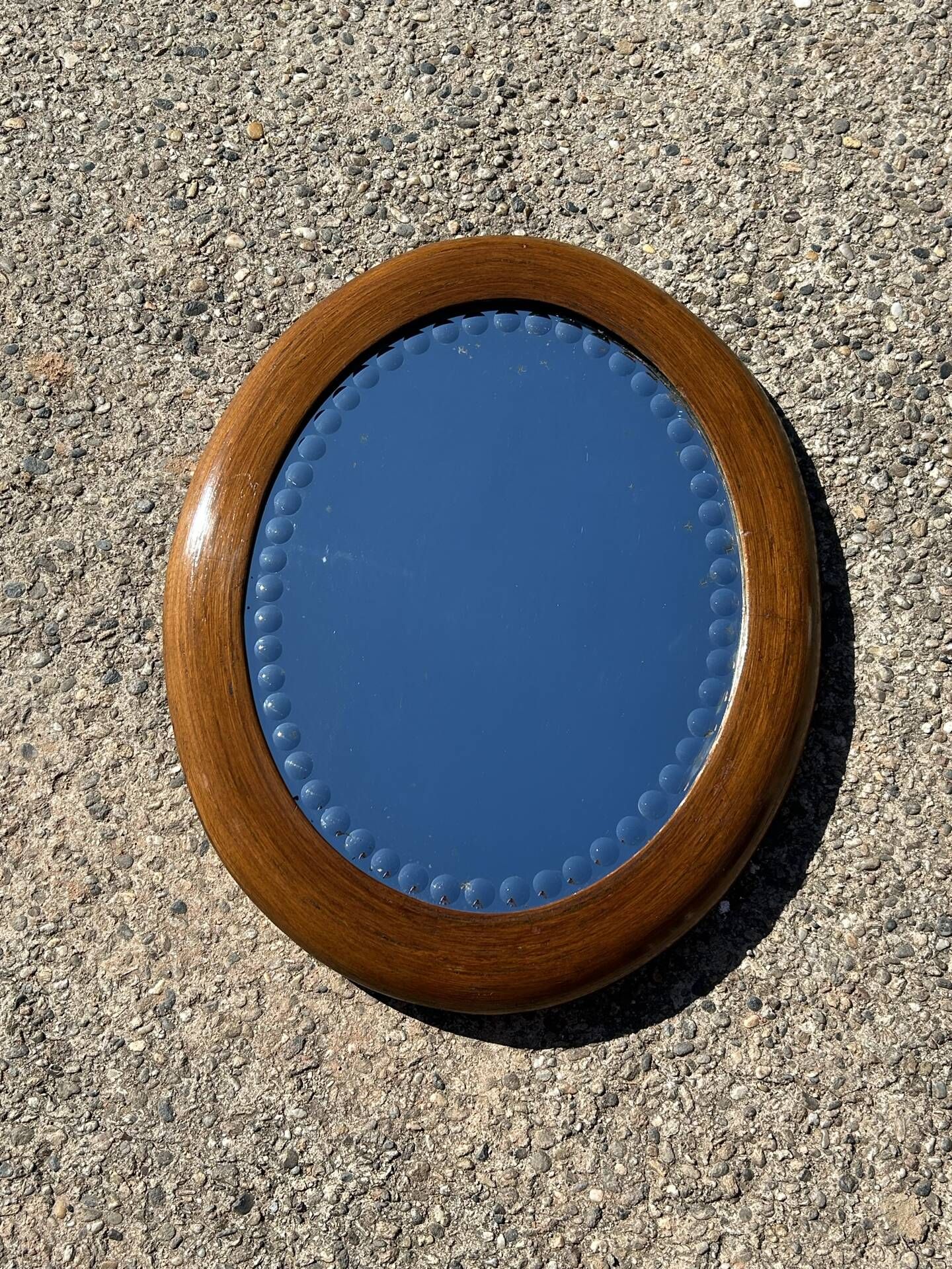 Irish mirror with dots from the early 20th century
