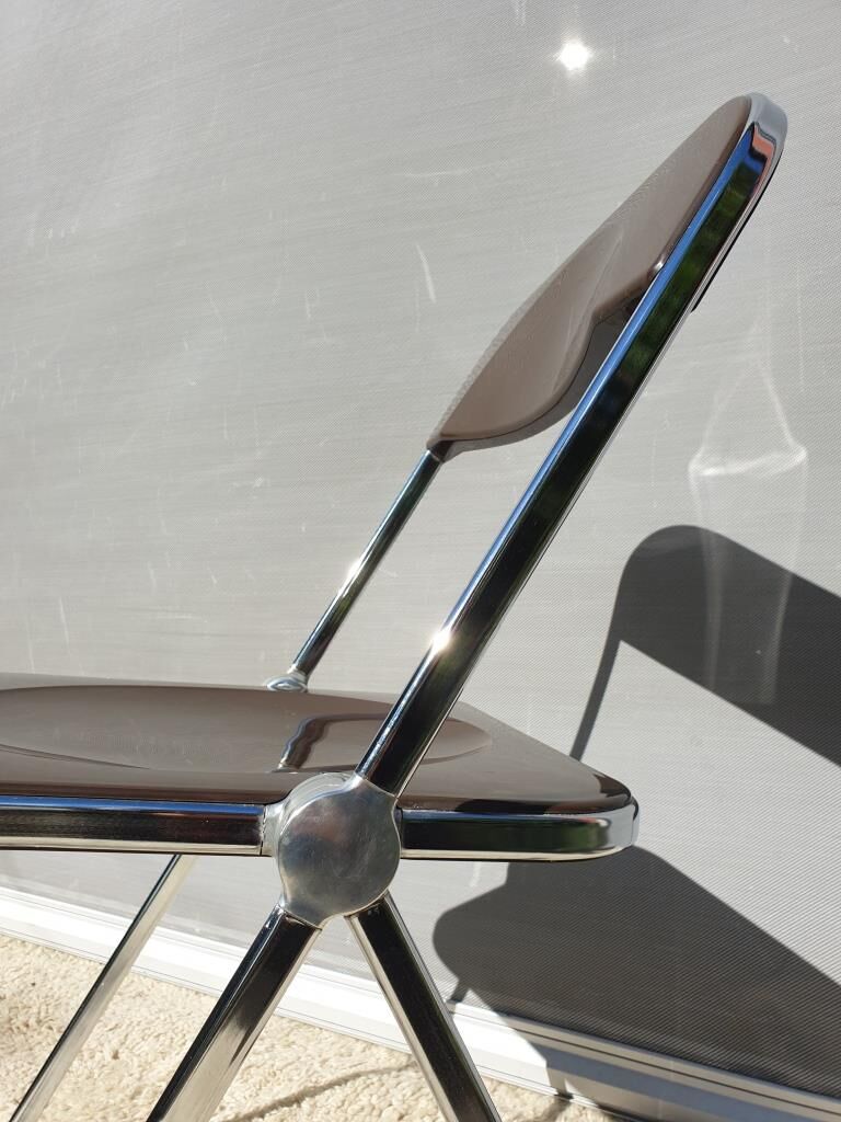 Platone desk set and Plia Platone chair by Giancarlo Piretti Edition Anonima Castelli