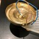 Glass shell wall lamp