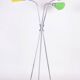 Mid-Century Chrome-Plated Steel Floor Lamp attributed to Napako, 1950s
