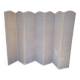 7-leaf fabric screen, early 20th century