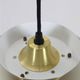 Granhaga / Carl Thore “Trava” pendant lamp 25 cm / brass / gold / aluminum / mid-century modern design / 1970s