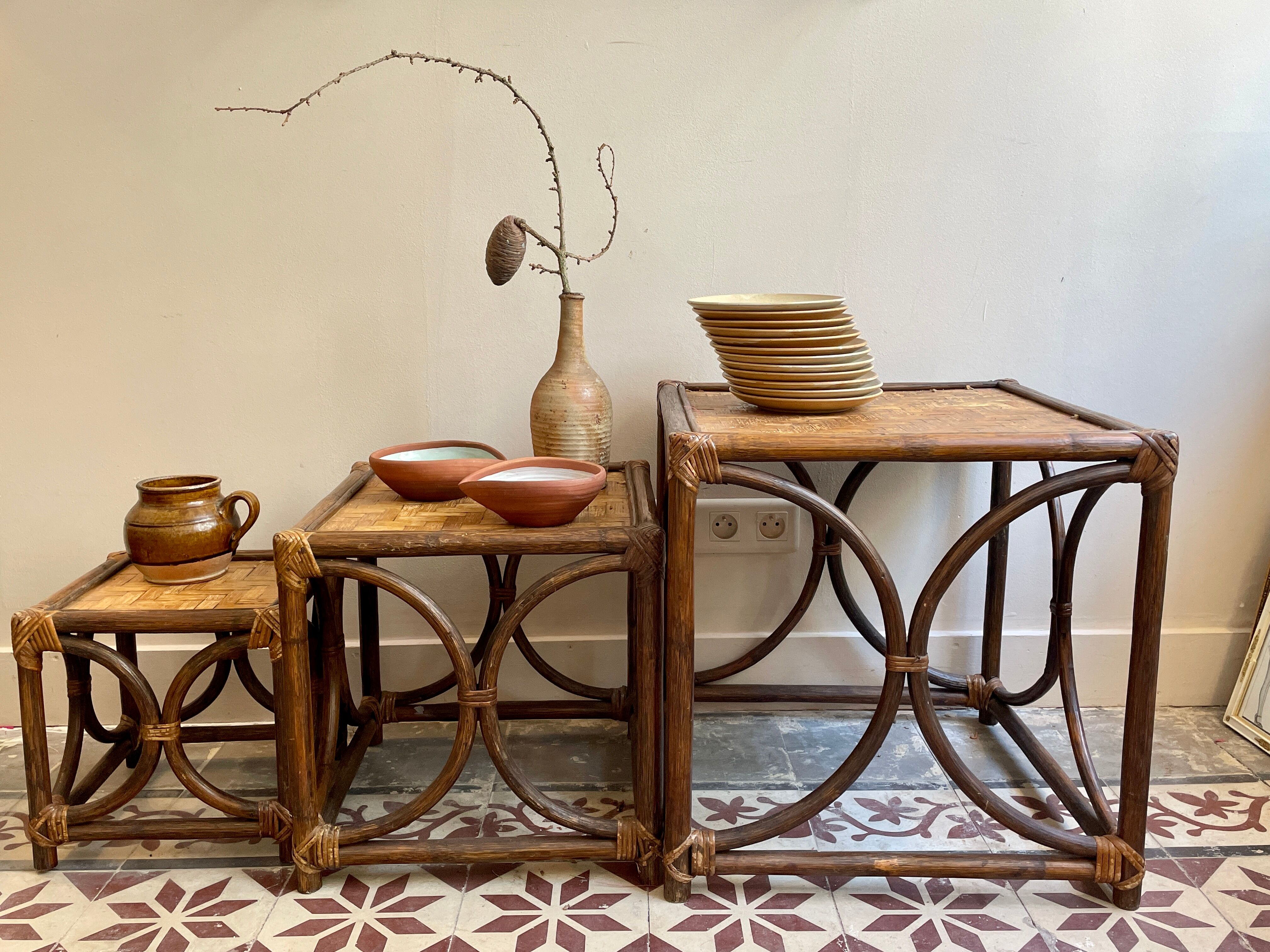 Set of 12 plates dessert gres