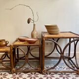 Set of 12 plates dessert gres