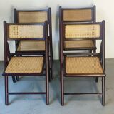 Canned folding chairs