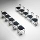 Postmodern "Tokyo" Dining Chairs by Rodney Kinsman for Bieffeplast, Italy, 1980s
