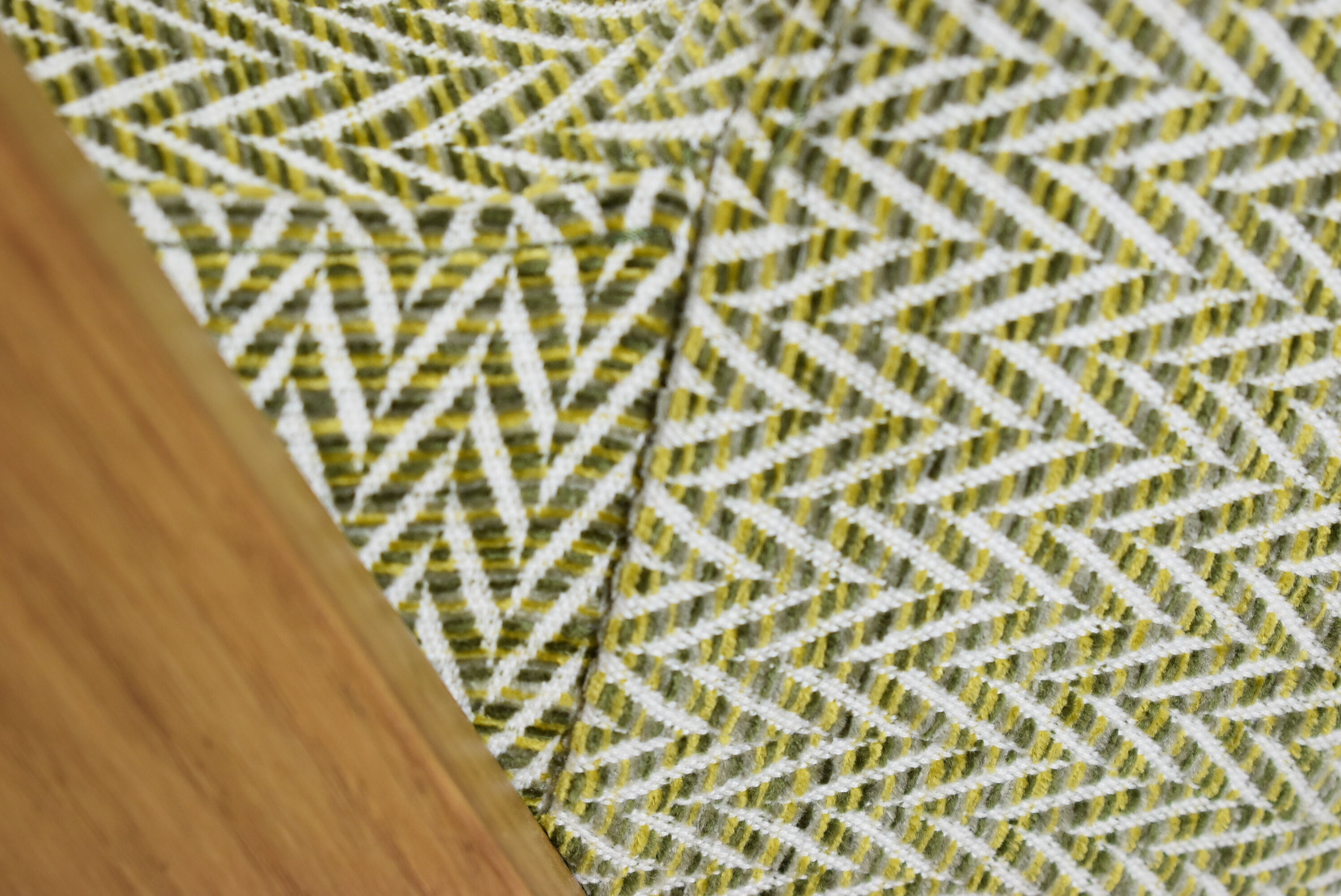 Vintage original armchair , 1960s, restored, upholstered, herringbone fabric