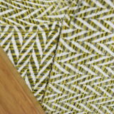 Vintage original armchair , 1960s, restored, upholstered, herringbone fabric