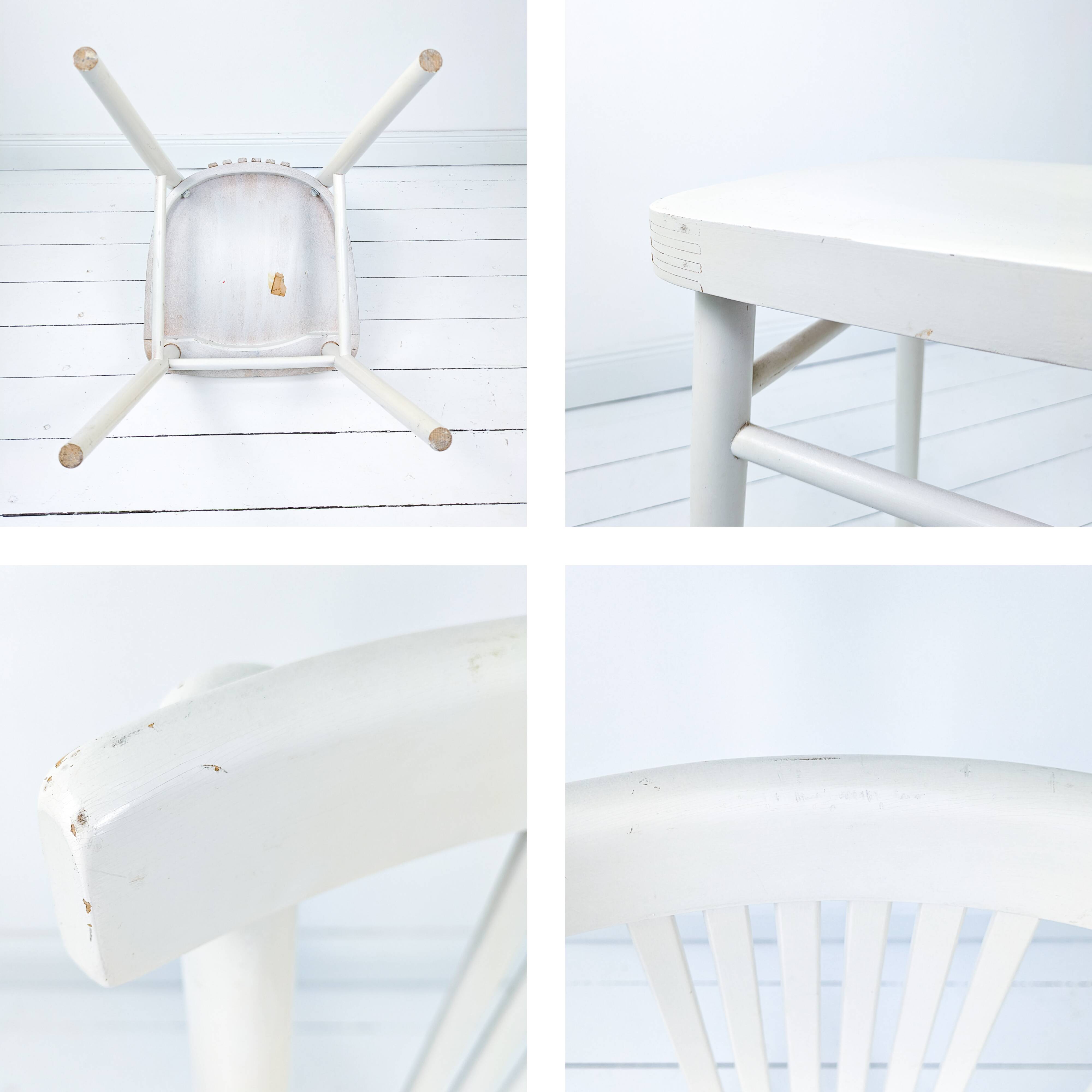 Chaise bistrot vintage bois courbé, style café viennois classique années 60