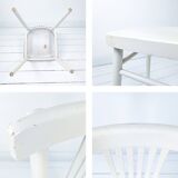 Chaise bistrot vintage bois courbé, style café viennois classique années 60