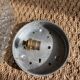 Wall lamp or ceiling lamp in transparent molded glass 1970 square