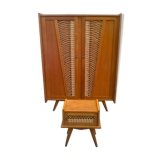 rattan bedside cabinet and sounds
