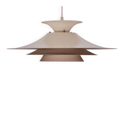 Suspension danoise crème Lyfa, années 70-80