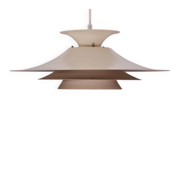 Suspension danoise crème Lyfa, années 70-80