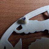 Cast iron fish trivet