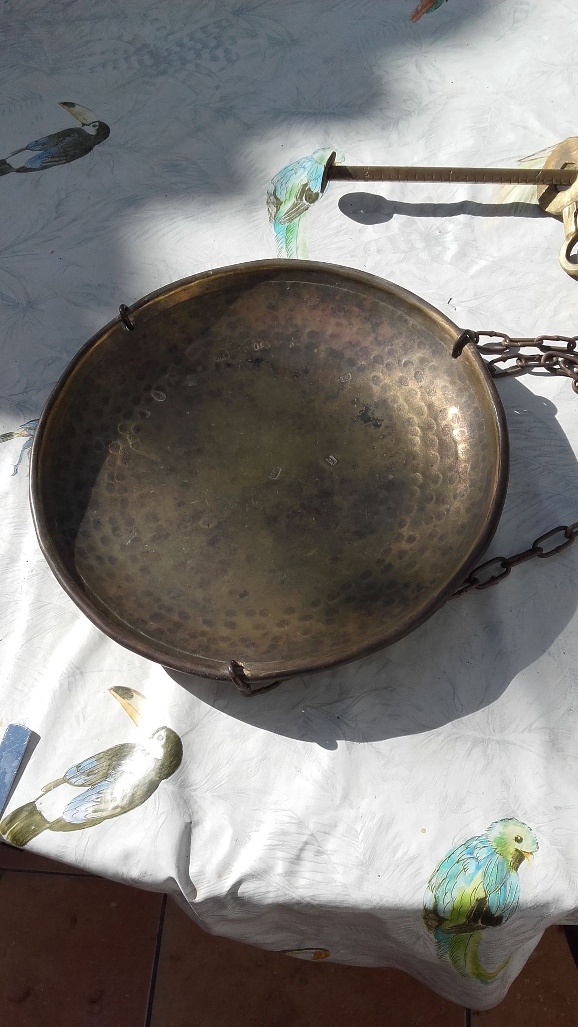 Antique copper scale