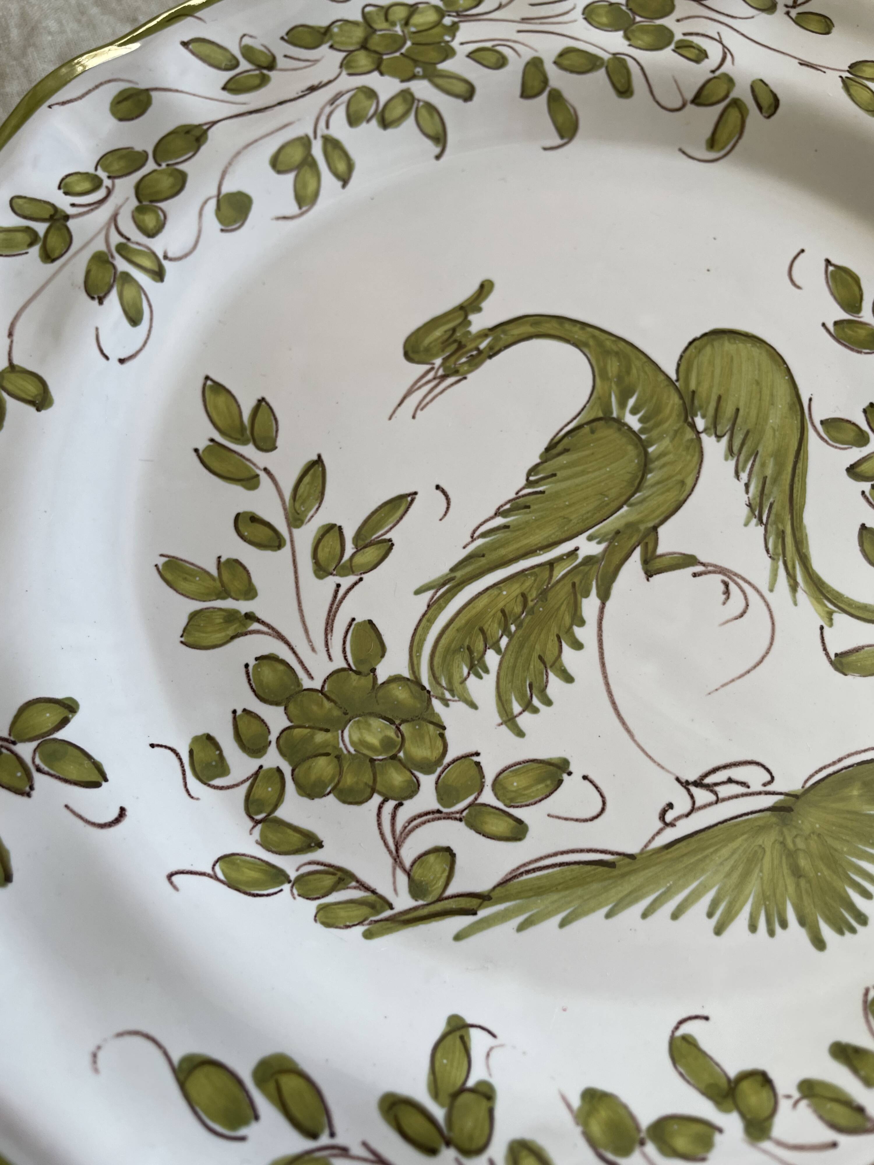 Moustier style plate