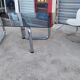Table on top of glass and base in chromed metal around 1970 modular