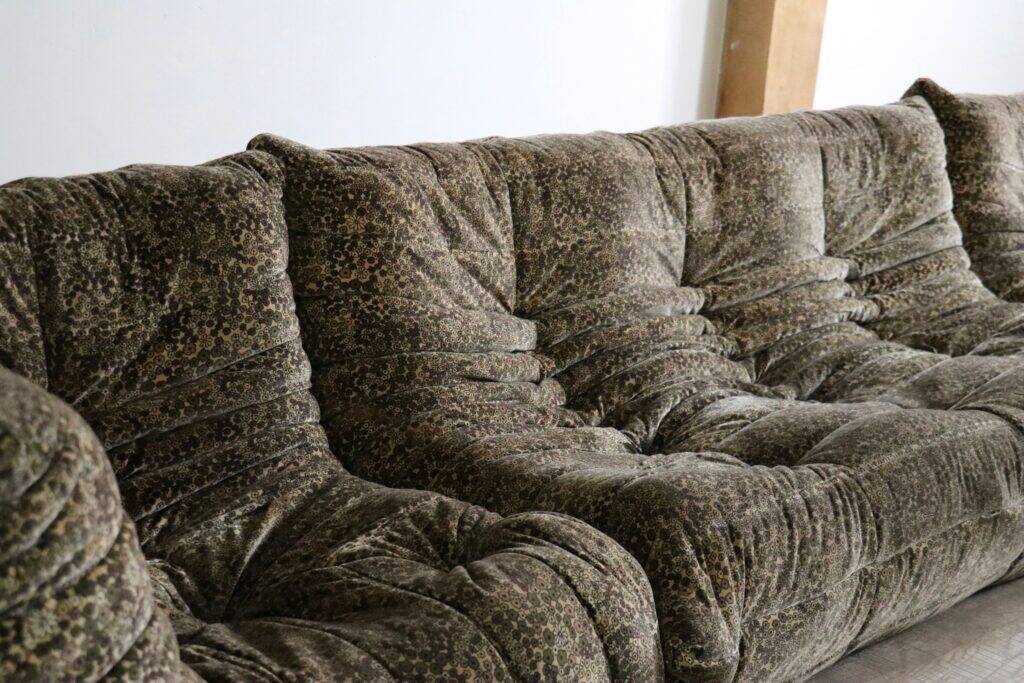 Ligne Roset Togo sofa set Liberty special edition by Michel Ducaroy, 1979