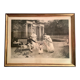 Engraving Napoleon " The first steps of the King of Rome " Jules Girardet 1900