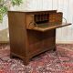Commode secrétaire anglaise 19ème en acajou