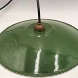 Three enamelled sheet metal suspensions