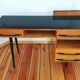 Desk by M. Pozar for Up Závody, Czechoslovakia, 1960s, Set of 2