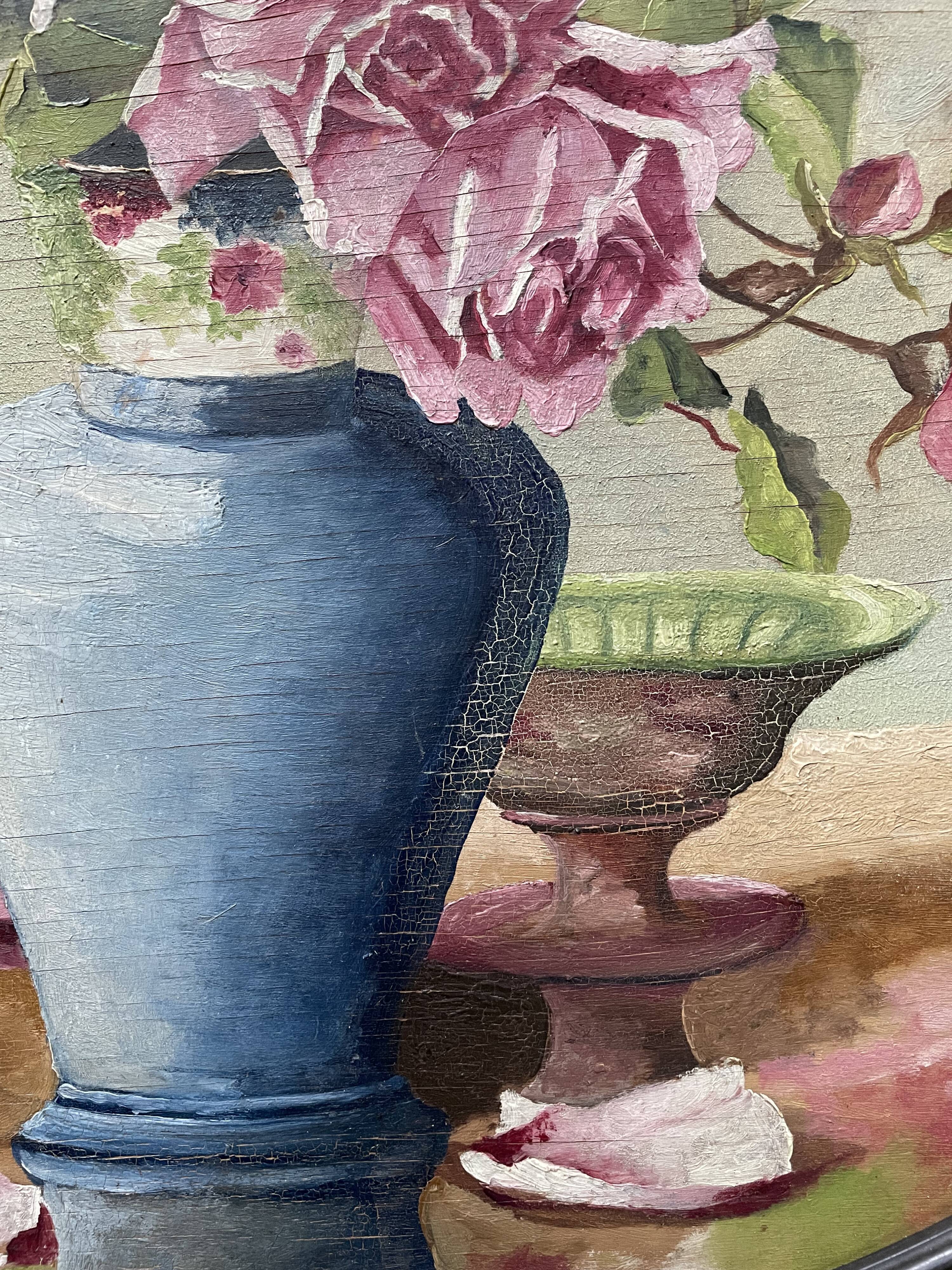 Old still life painting