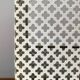 Perforated metal shelf from the mid-century, 1950s.