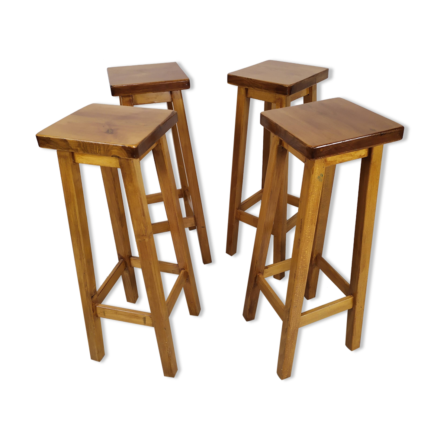 4 tabourets de bar vintage