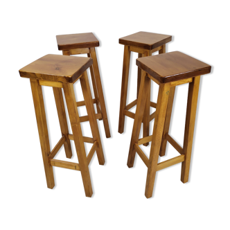 4 vintage bar stools