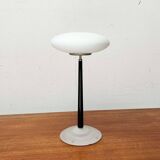 Pao T1 black table lamp, postmodern Italian model by Matteo Thun for Arteluce, 1990s.