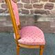 Set de 4 chaises françaises style Louis XVI vintage