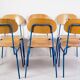 Vintage School Chairs, Set of 6